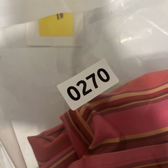 Eddie Bauer Women's Pink Striped Button Up L Wrinkle Resistant Preppy Colorful - Picture 11 of 11